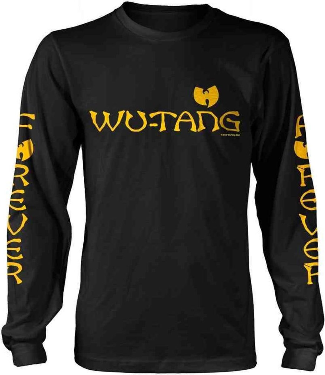 WuTang Clan Longsleeve shirt -M- Logo Zwart