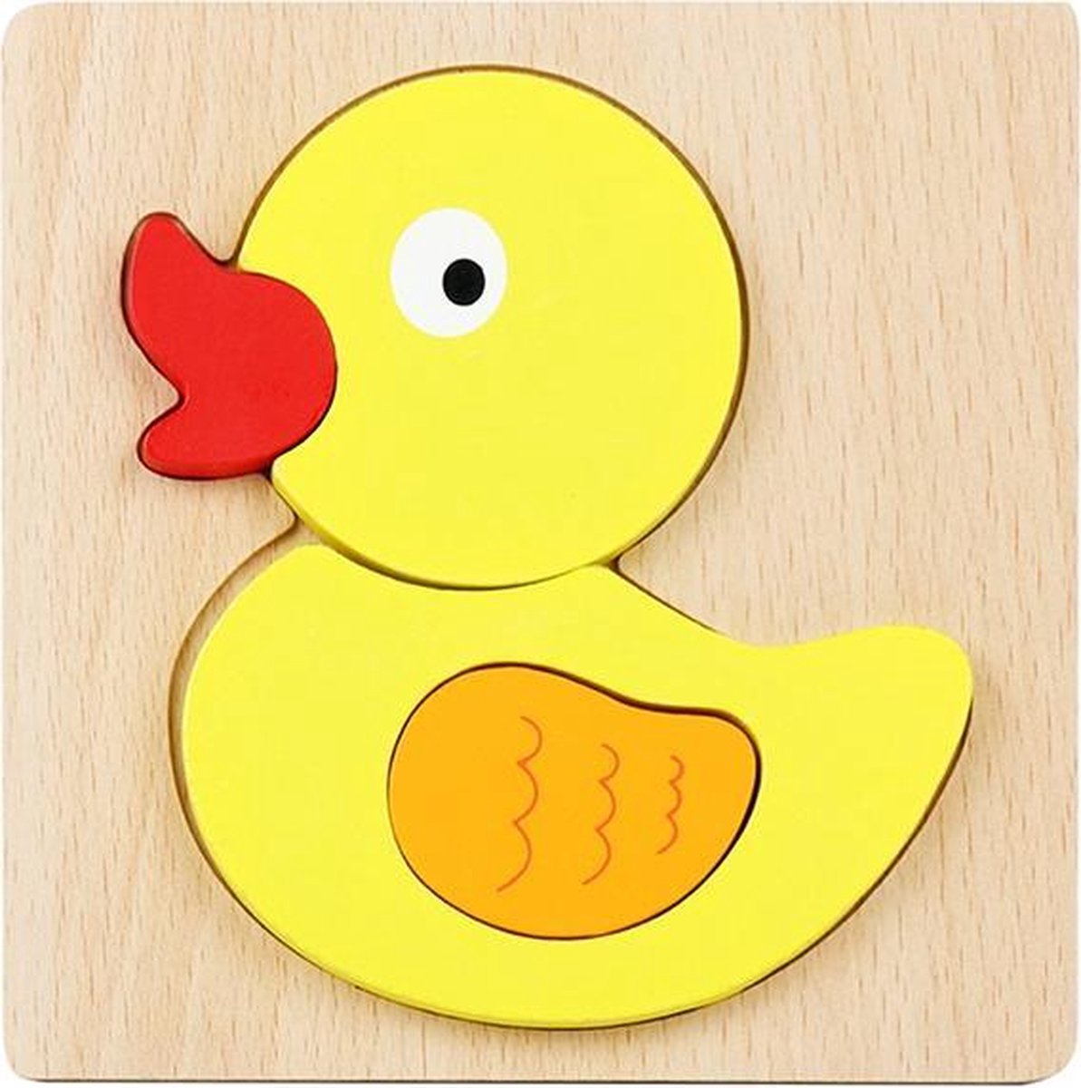 Play Adventures - Houten Vormenpuzzel - Kinderpuzzel - Puzzel Bundel 5 stuks - Dieren - Dierenpuzzels - 1 tot 5 jaar - Formaat Puzzel - 14.5 x 14.5 x 1 cm