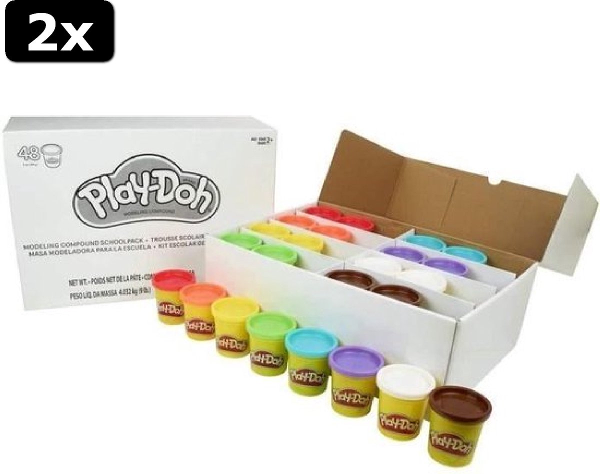 2x Play-Doh Modeling Compound School Pack