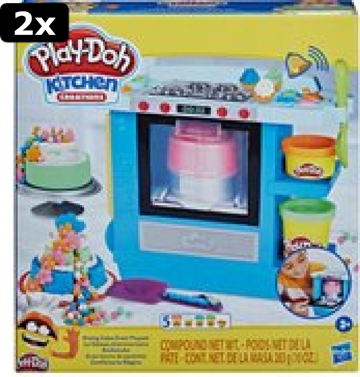 2x Play-Doh Prachtige Taarten Oven - Klei Speelset