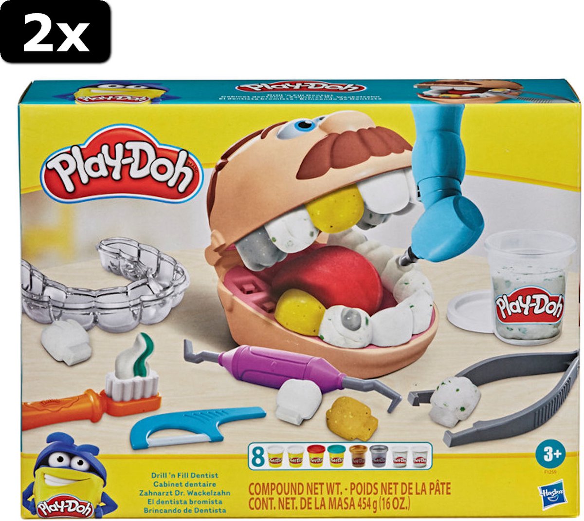 2x Play-Doh Top Tandarts