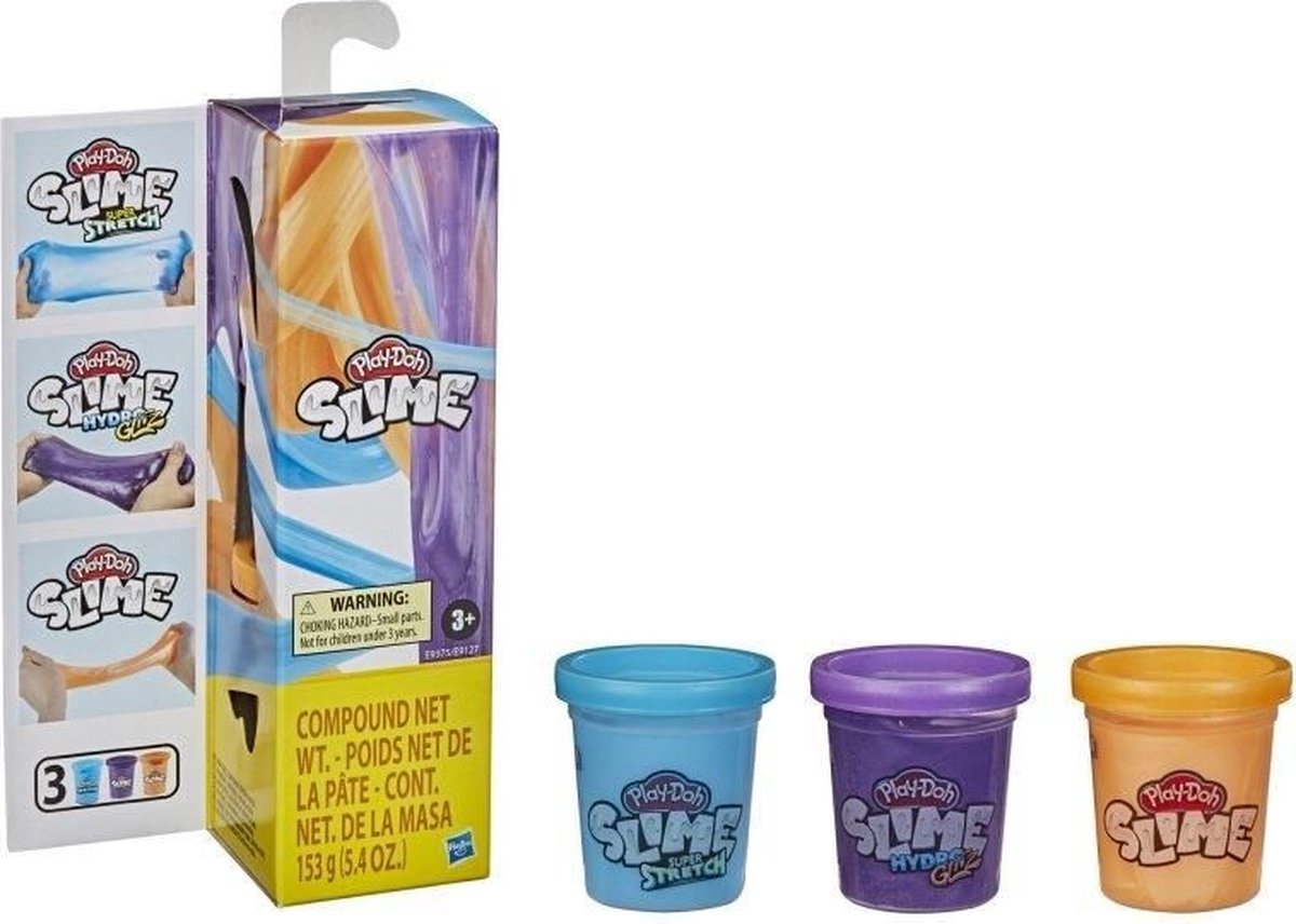 HASBRO Play-Doh Slime 3-Pack Color Tubes