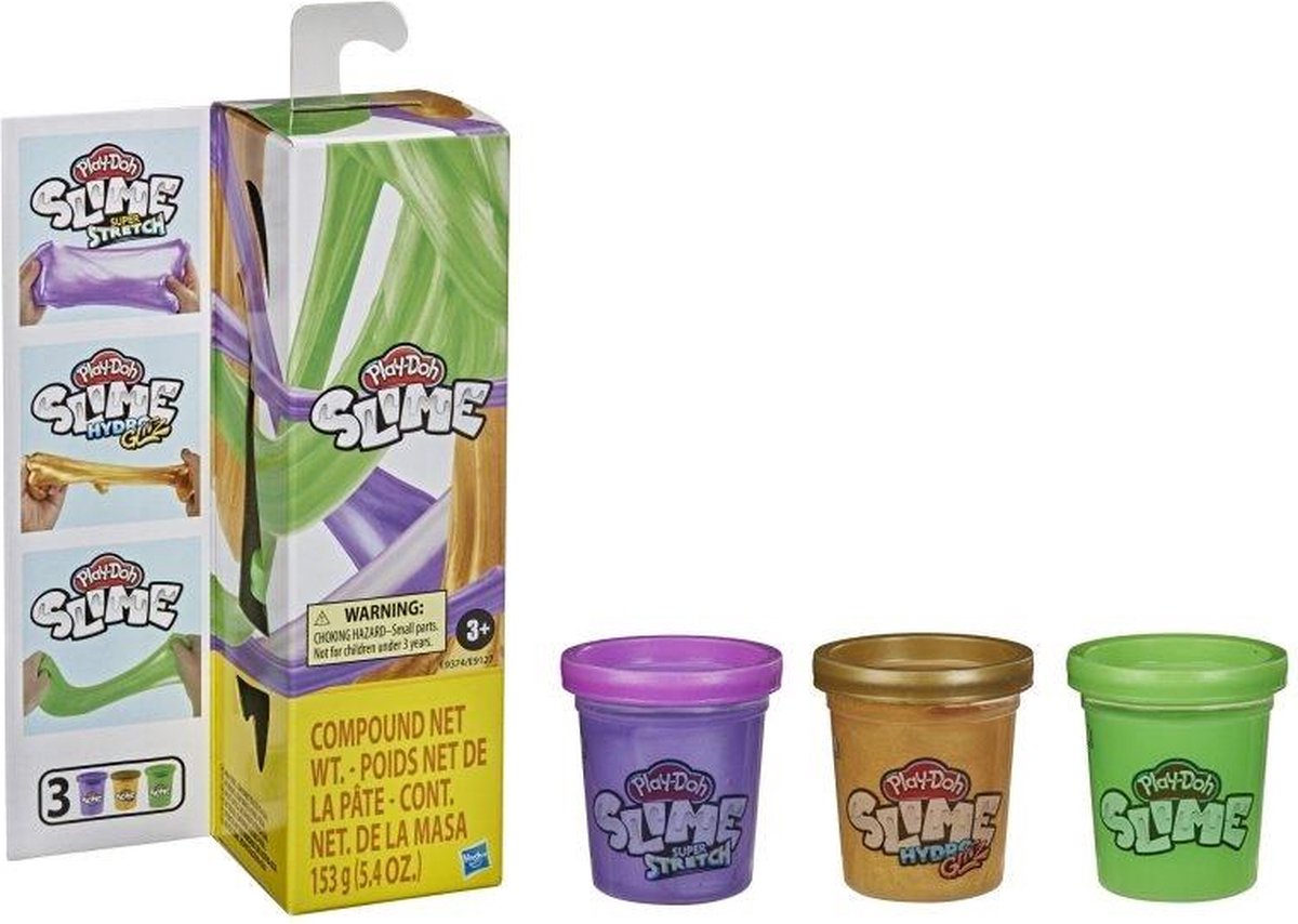 Hasbro Play-Doh Slime 3-Pack Color Tubes