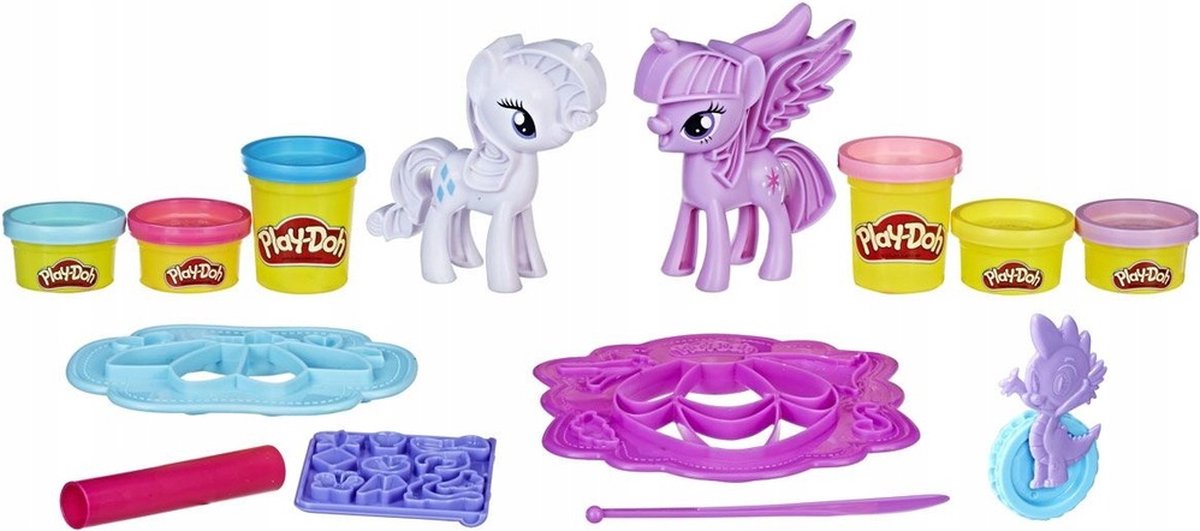 PLAY DOH MY LITTLE PONY PRINCESS 2 PONY CON ACCESSORI