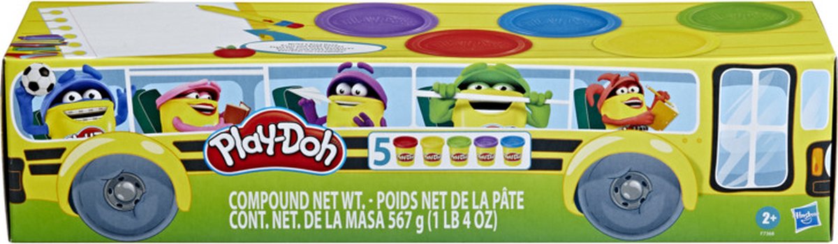 Play-Doh - Back to School 5 pack- Boetseerklei