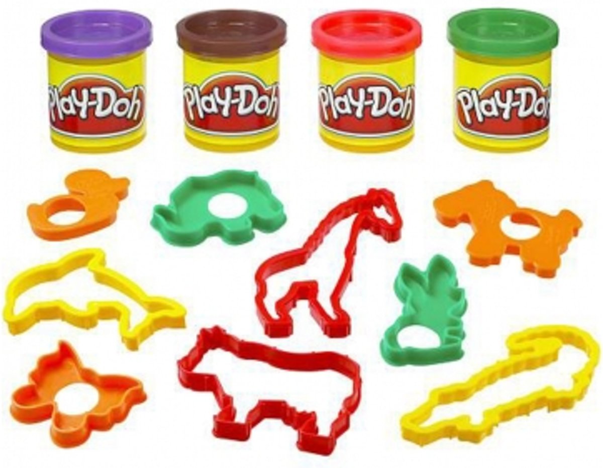 Play-Doh Animal Discovery Bucket met 9 accessoires