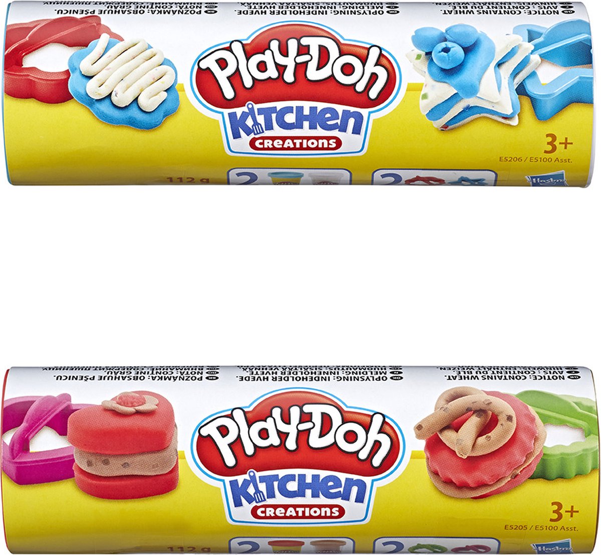 Play-Doh Kitchen Creations Koekjestrommel met 2 Kleuren Klei Assorti