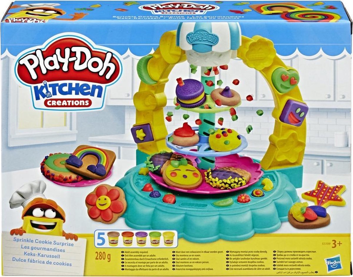 Play-Doh Koekjestoren met 5 Kleuren Klei