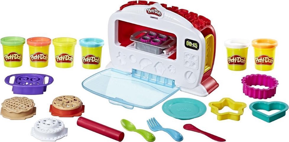 Play Doh Magische Oven + 6x Klei + Accessoires