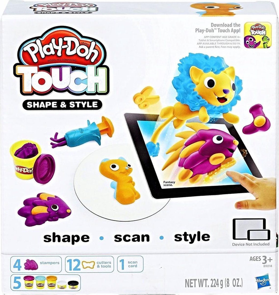 Play-Doh Touch-set Shape & Style - Met telefoontoepassing