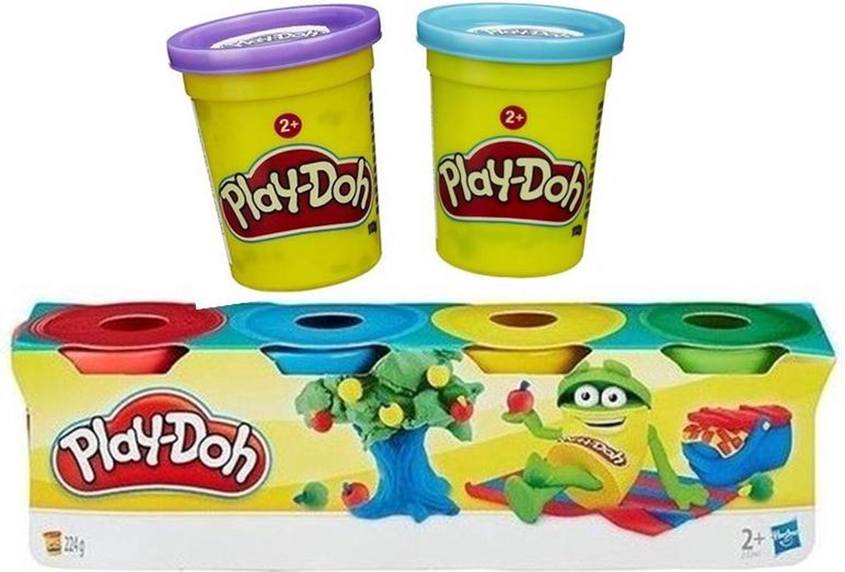 Play Doh voordeelbundel - 4 potjes 56 gram - 2 potjes 112 gram