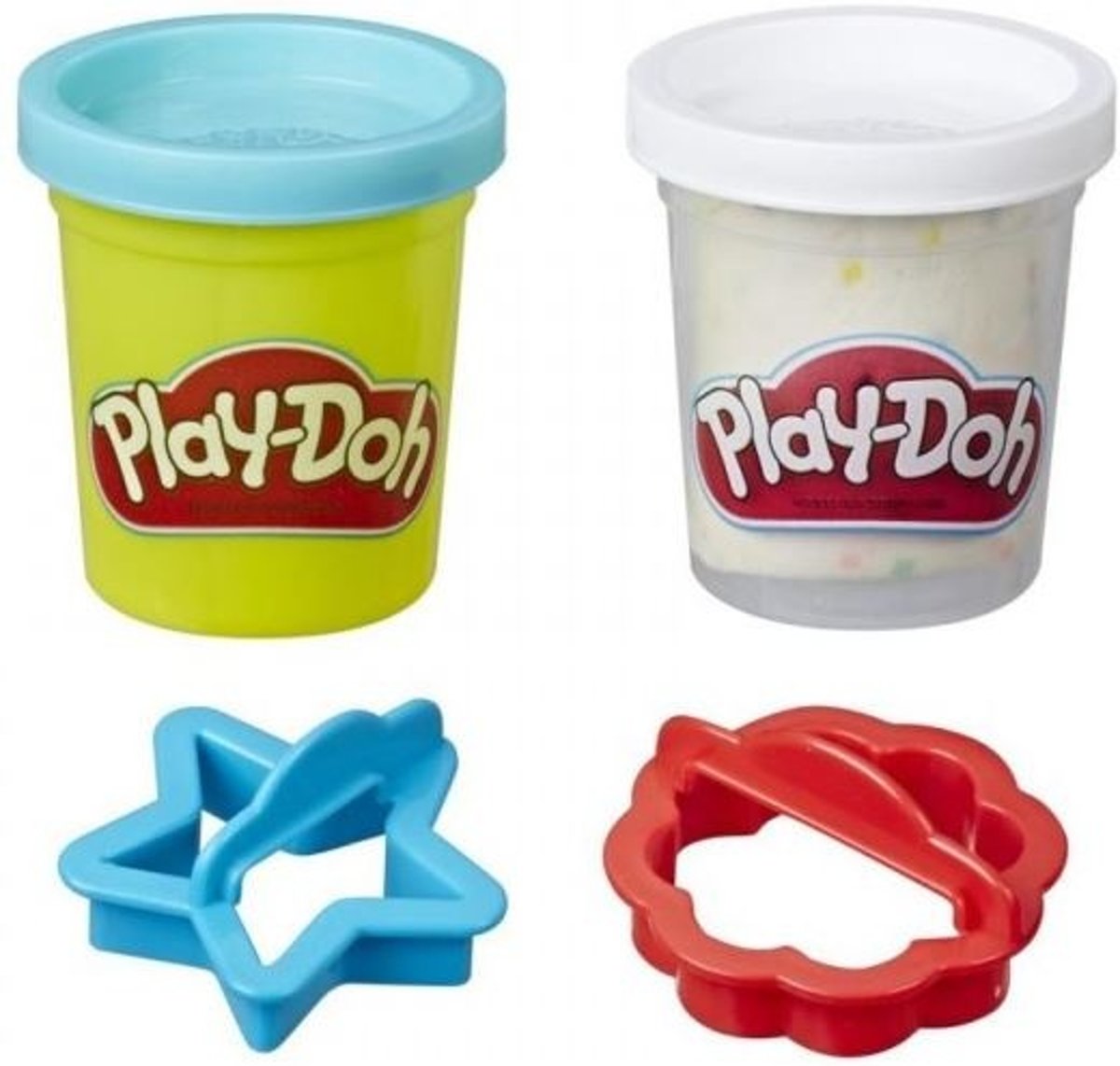 Play-doh Kitchen Creations Klei Junior Blauw/wit 4-delig