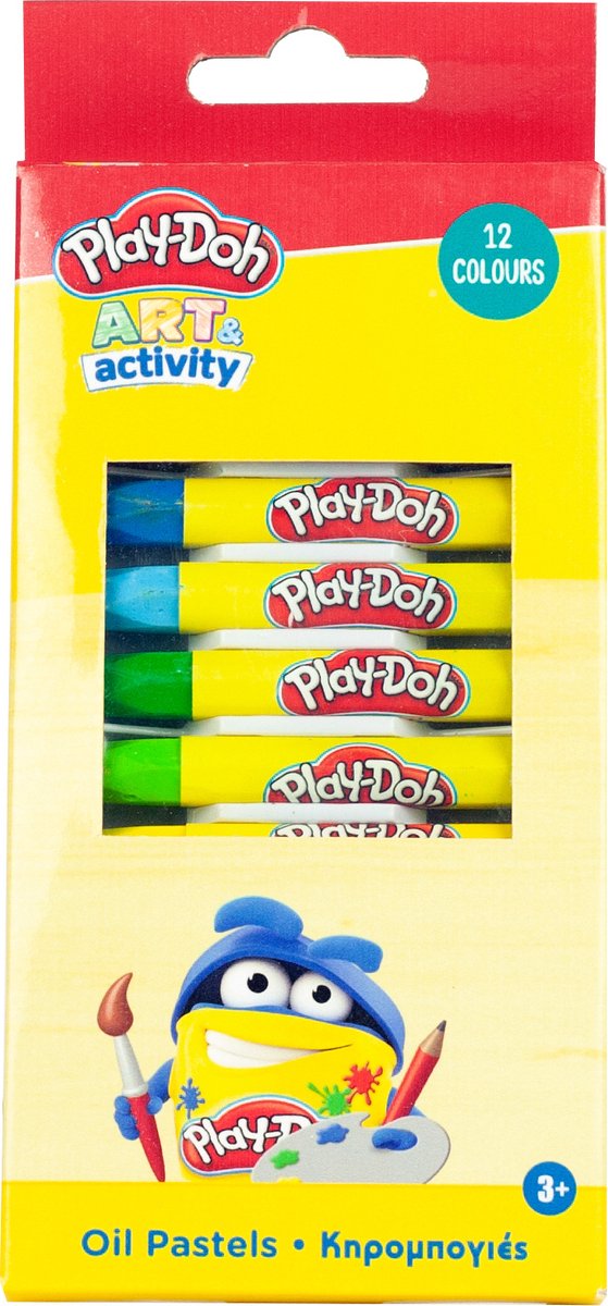 Play-doh Oliepastelkrijt Art & Activity Junior 12 Stuks