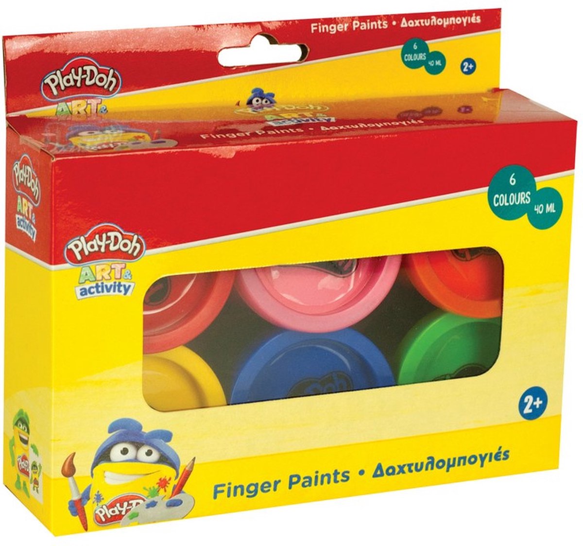 Play-doh Vingerverf Art & Activity Junior 240 Ml 6 Stuks