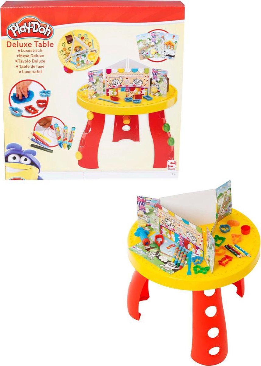 luxe play-doh tafel - playdoh klei set - 48 delig - tafel - speelgoed - klei play doh - gereedschap - speelset - Viros