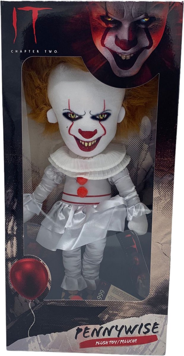 IT - Pennywise knuffel in display box - 43 cm - Pluche - Horror - Limited Edition