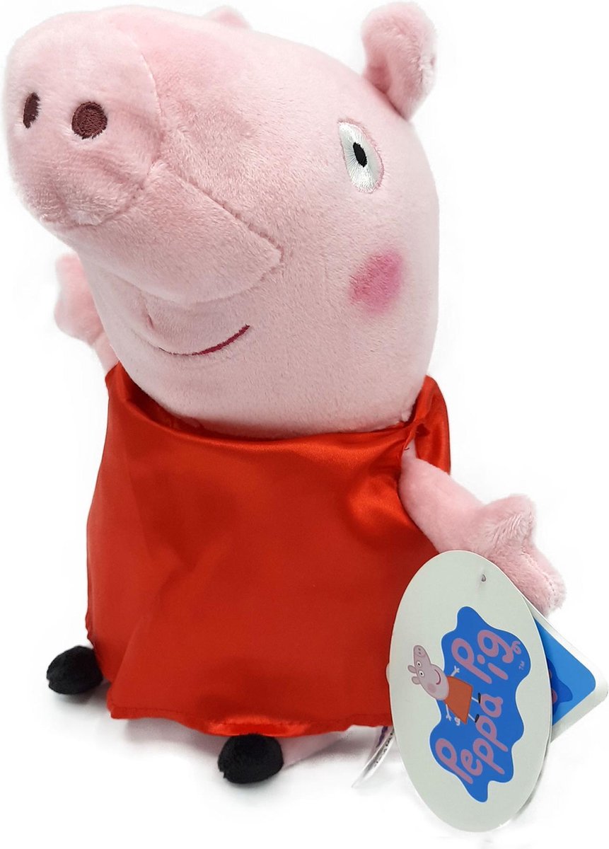 Peppa Pig - Rood - Pluche Knuffel - 31 cm