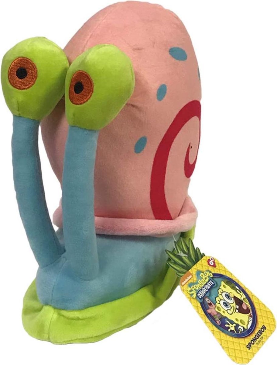 Spongebob Gerrit de Slak Knuffel - 14 cm