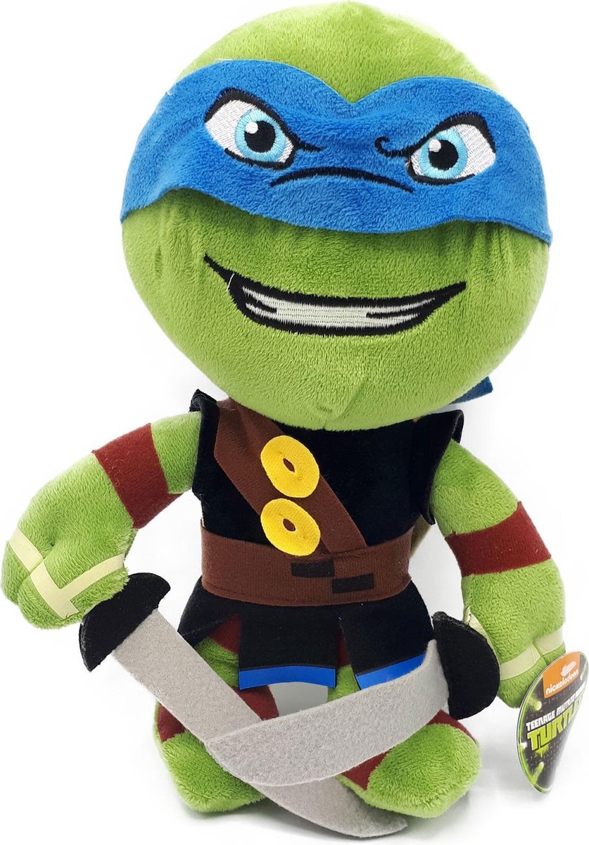 Teenage Mutand Ninja Turtles - Leonardo - Pluche Knuffel - 30 cm