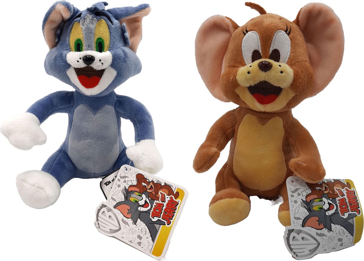 Tom & Jerry (30 cm) - Voordeelset van 2 knuffels