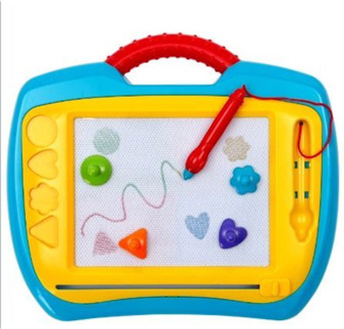 kinder magnetisch tekenbord + stempels en pen - toys - magnetischtekenbord - board - teken bord - tekenen - art - play – kinderen