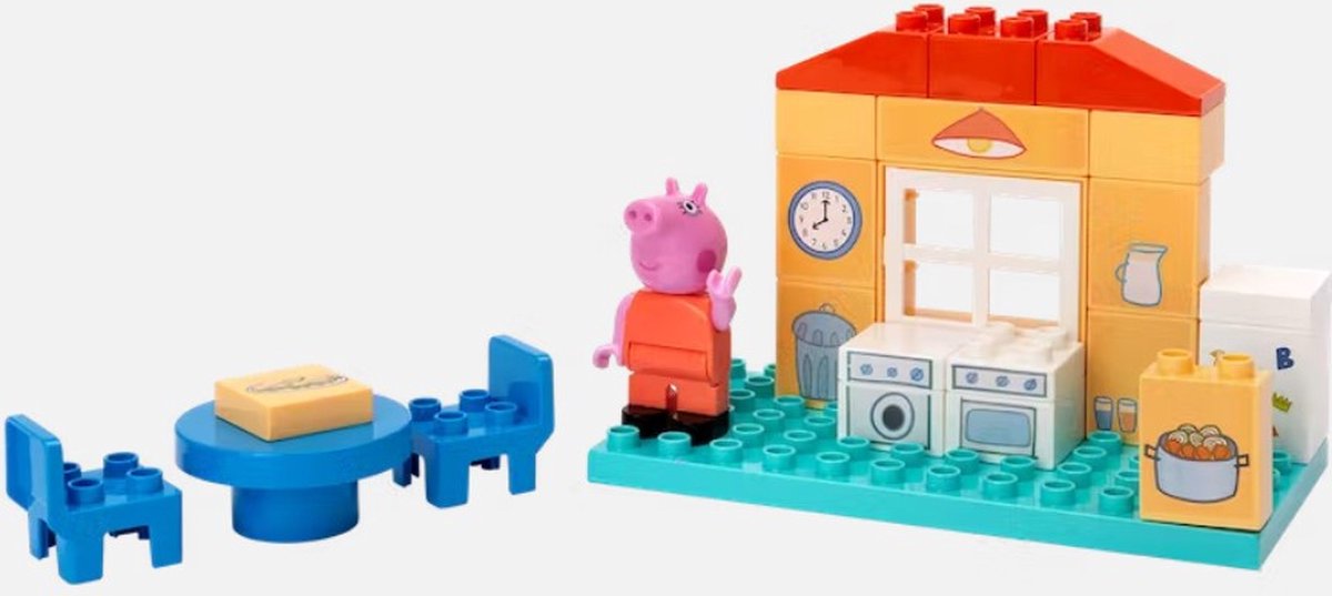 Peppa Pig - Mummys Kitchen - Bouwset - 26 Stuks