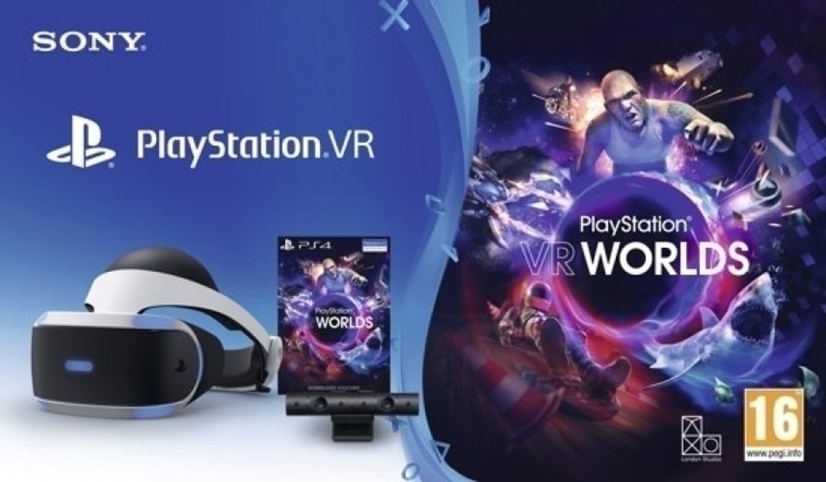 Play Station VR  (V2) Worlds paket + camera