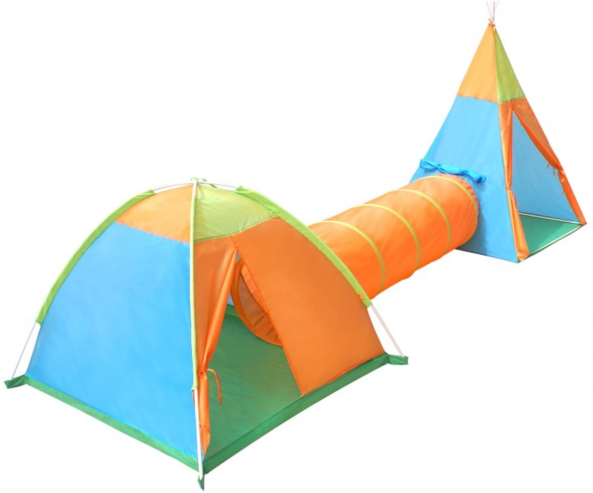 Playfun Avonturen Tent set met Tunnel