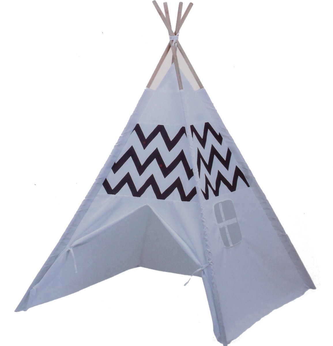 Playfun Speeltent Indianen Tipi Wit 120 X 120 X 150 Cm