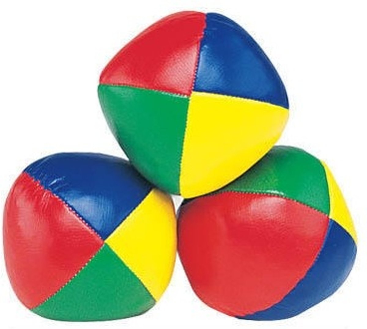 jongleerballen 3 stuks multicolor