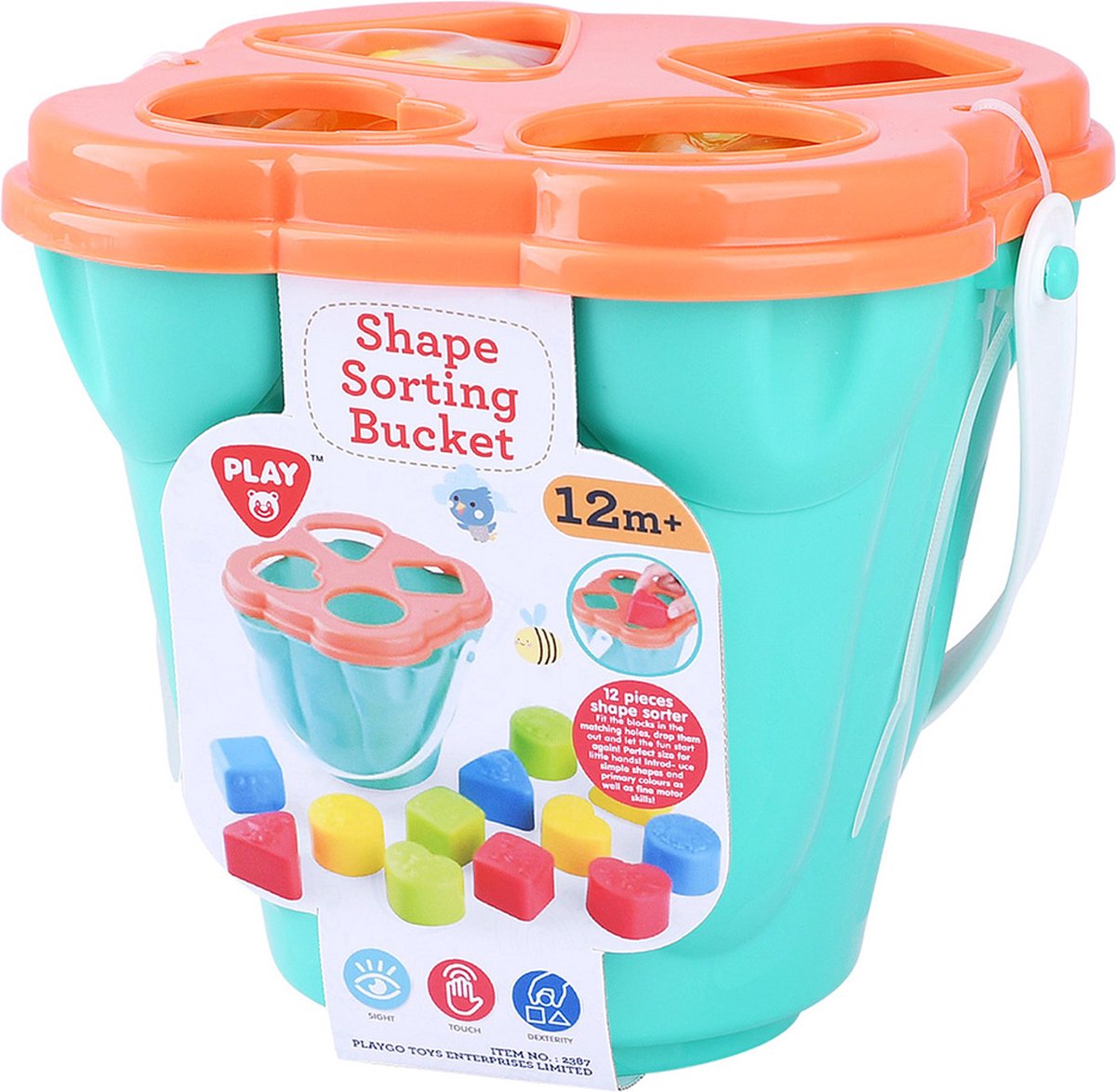   - Vormenstof sorteer emmer - jonotoys