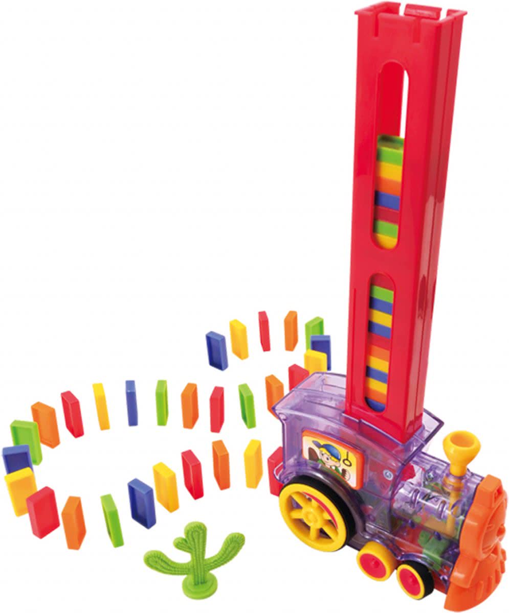 Playgo Domino Tornado Trein, 50dlg.