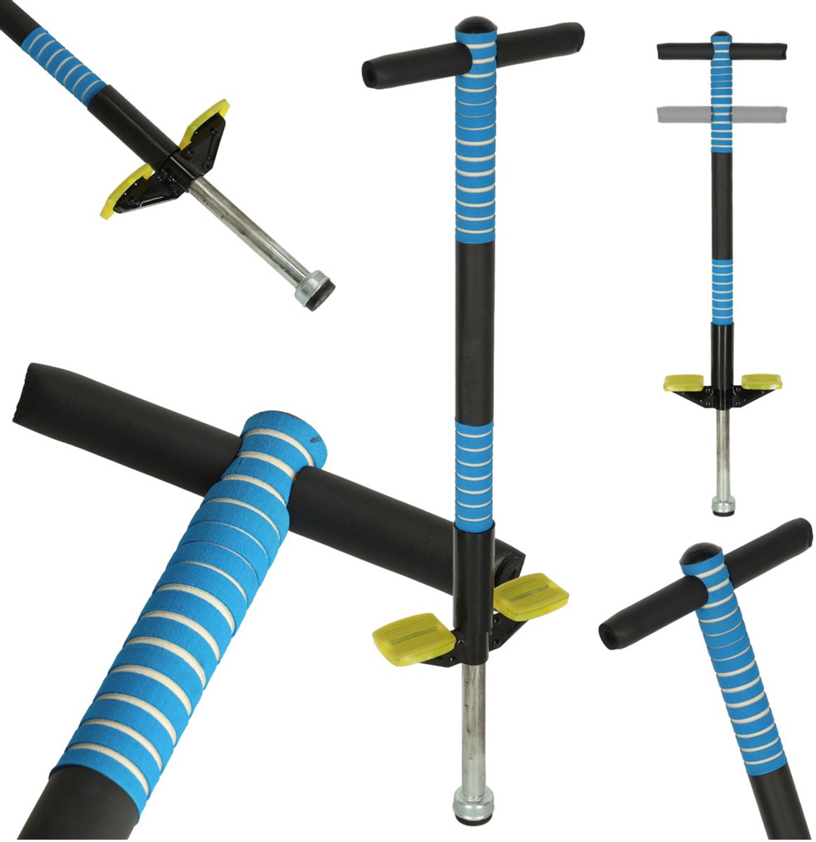  ® -   Blauw - Antislip - tot 40 kg - 89 cm - Pogo Stick - Buitenspelen - Buiten Speelgoed - Bewegen - Pogostick - Speelgoed - Sinterklaas