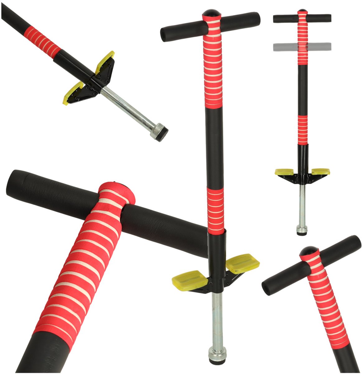  ® -   Rood - Antislip - tot 40 kg - 89 cm - Pogo Stick - Buitenspelen - Buiten Speelgoed - Bewegen - Pogostick - Speelgoed - Sinterklaas
