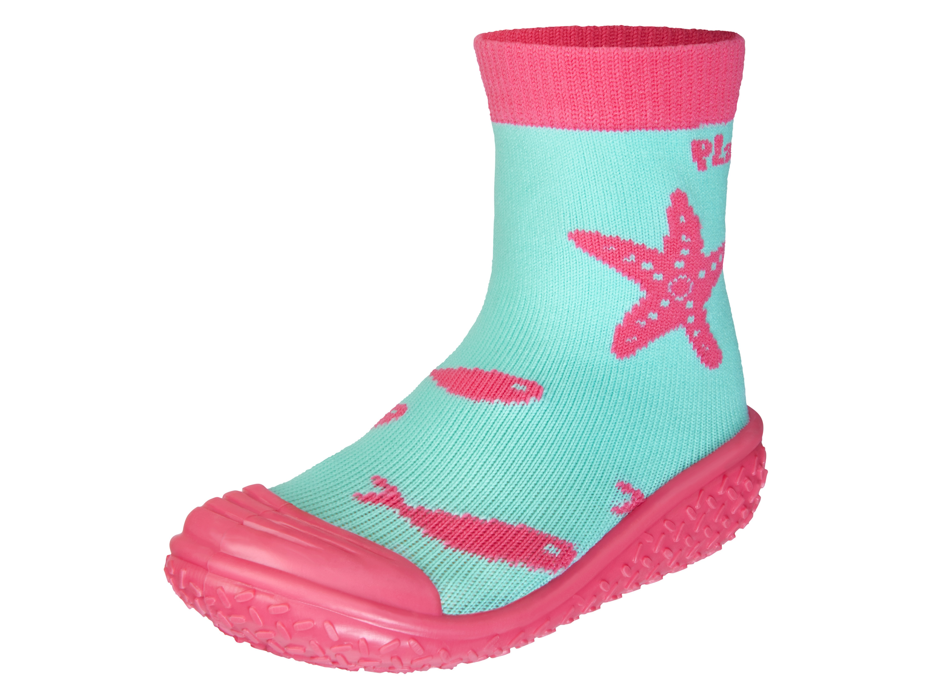 Playshoes Baby/peuters aquasokken (Turquoise/zeester, 20/21)