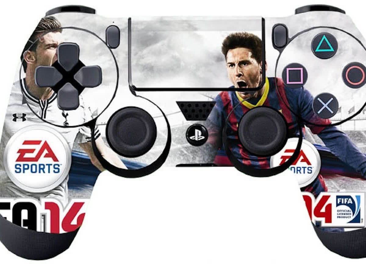 GameID PS4 Dualshock 4 Controller Skin Sticker – FIFA 14 Bale and Messi