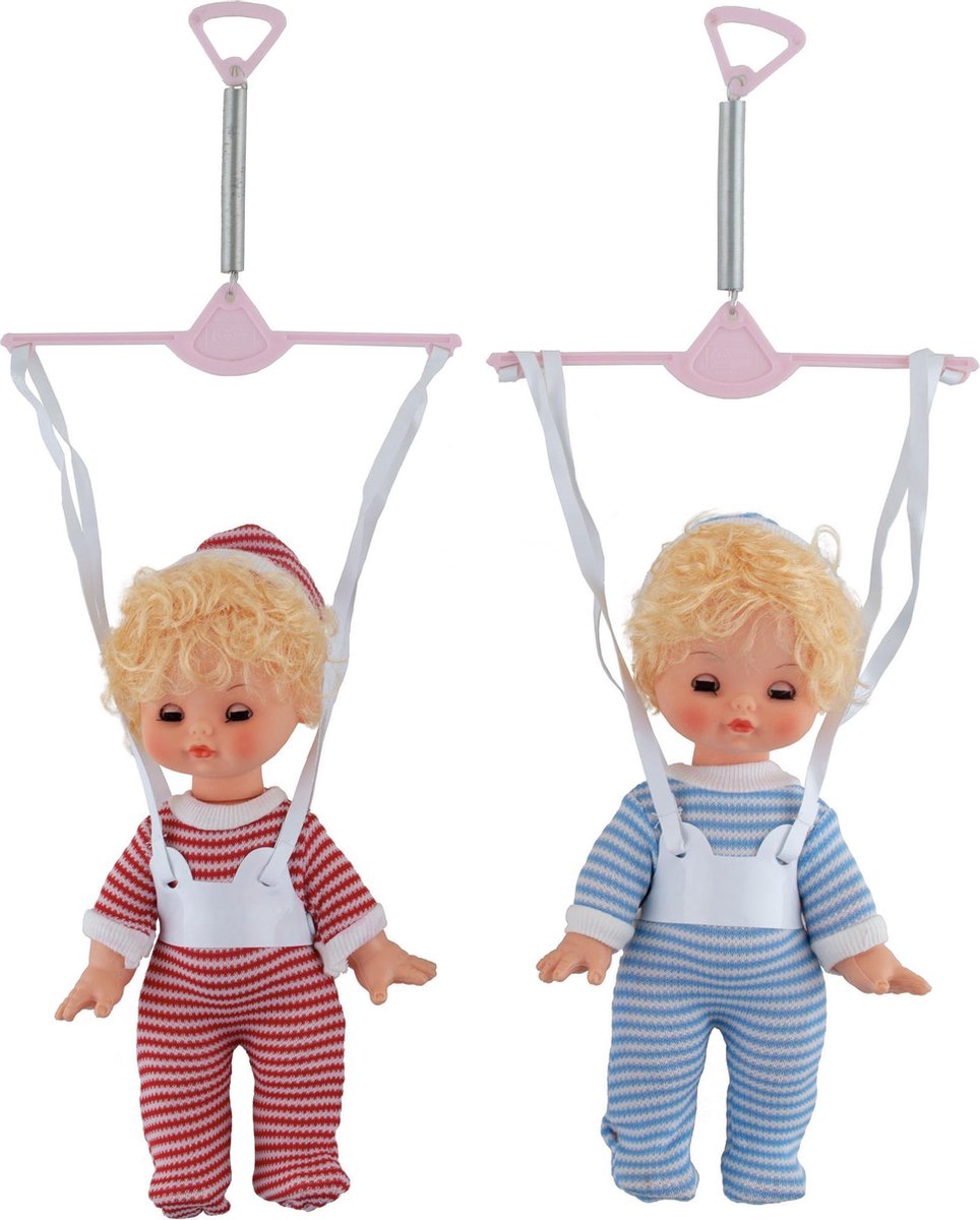 Bouncing babies poppen -  25 cm - 2 STUKS