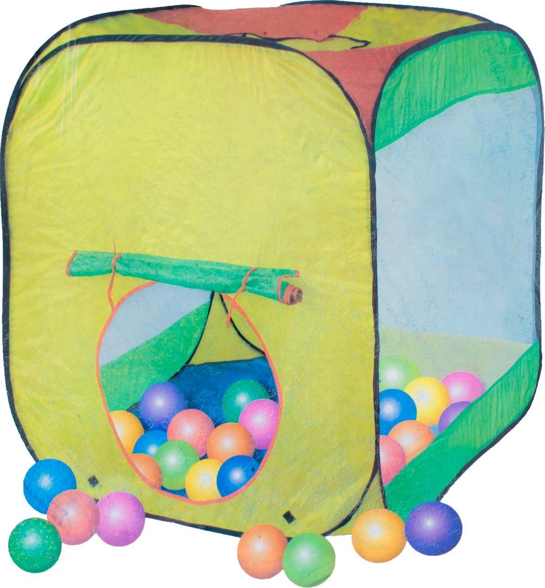 Play tent -   met  GRATIS 36 soft ballen - ballenbak tent - 80 x 80 x 95 cm