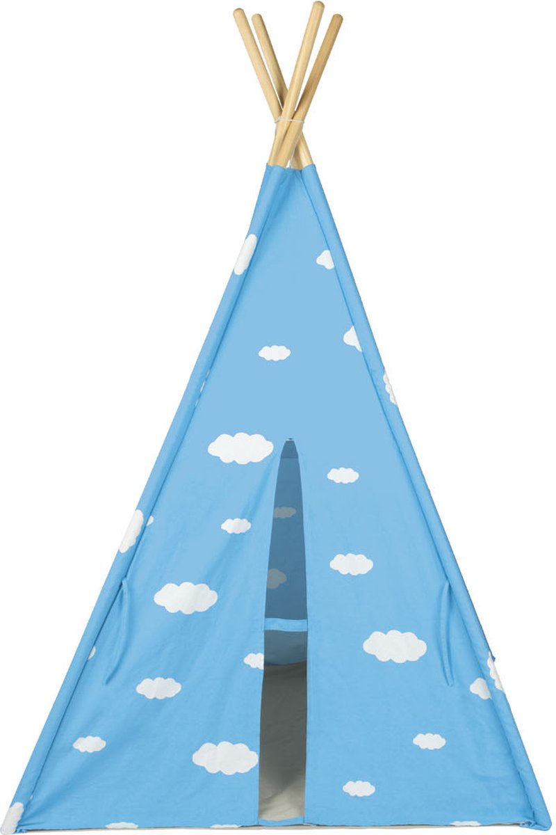   Tipi speeltent Blauw 110x162x110cm