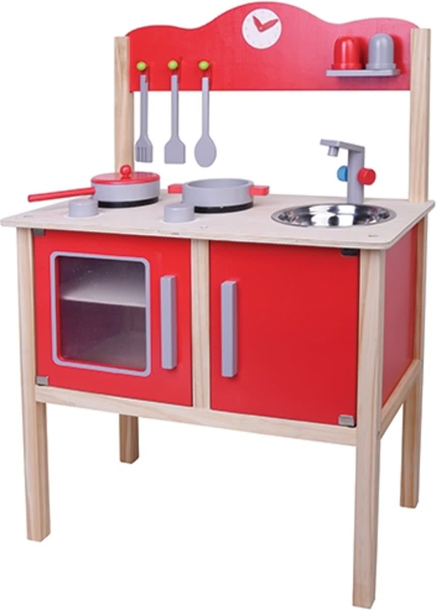 Houten Keuken Rood