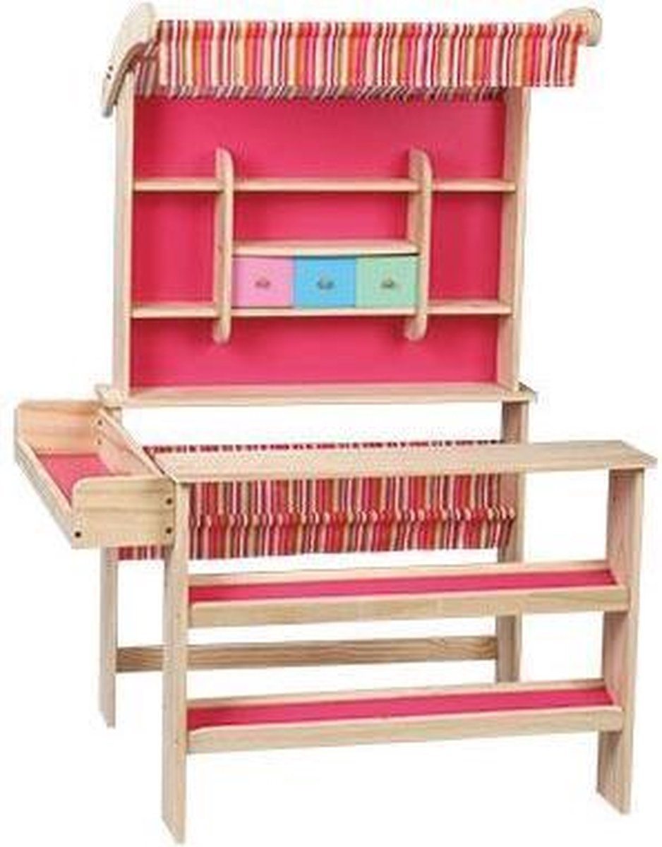   Houten Winkel Roze (excl. accessoires)