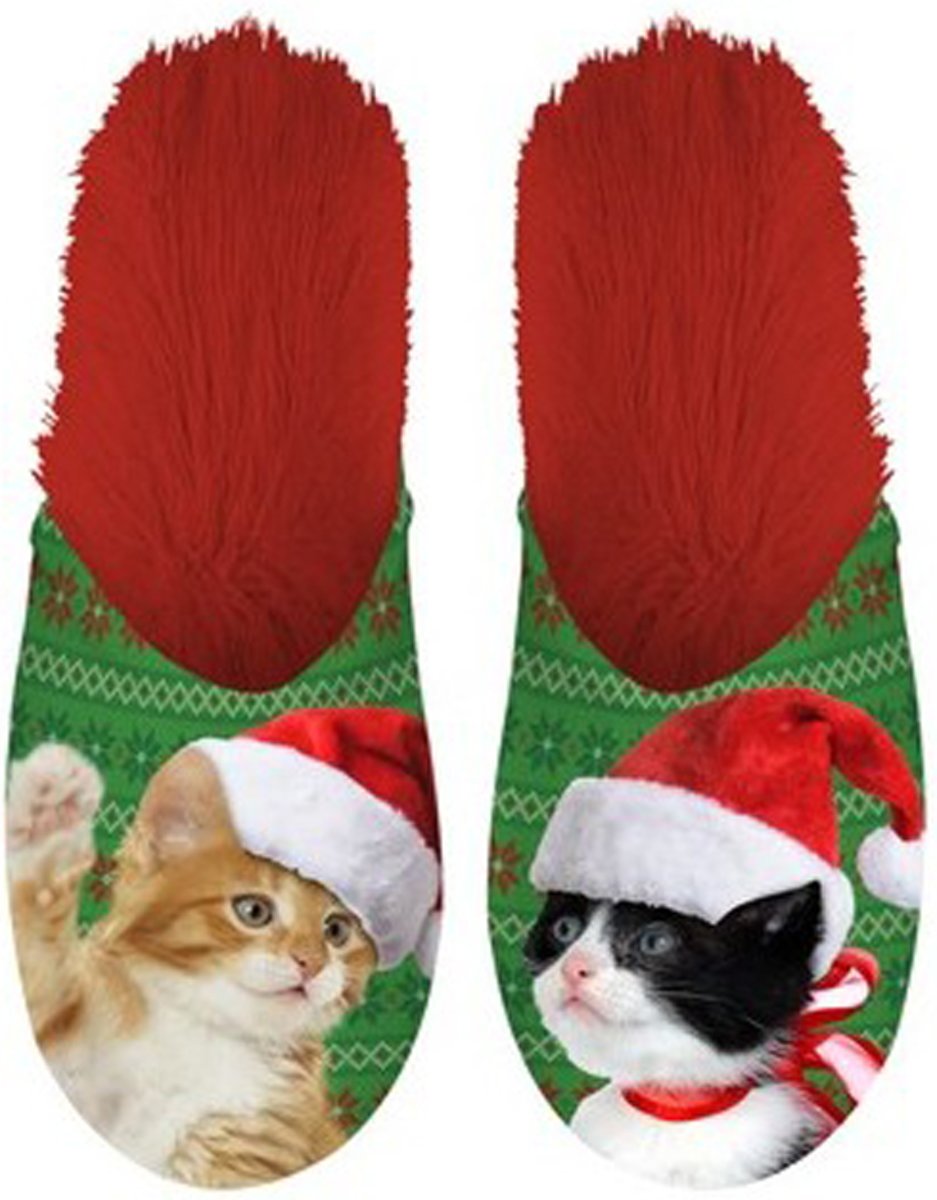 Pantoffel Xmas Cat 38-41