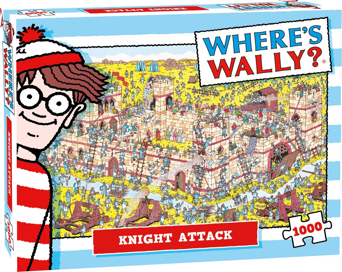 Puzzel Wheres Wally Knight Attack 1000 stukjes