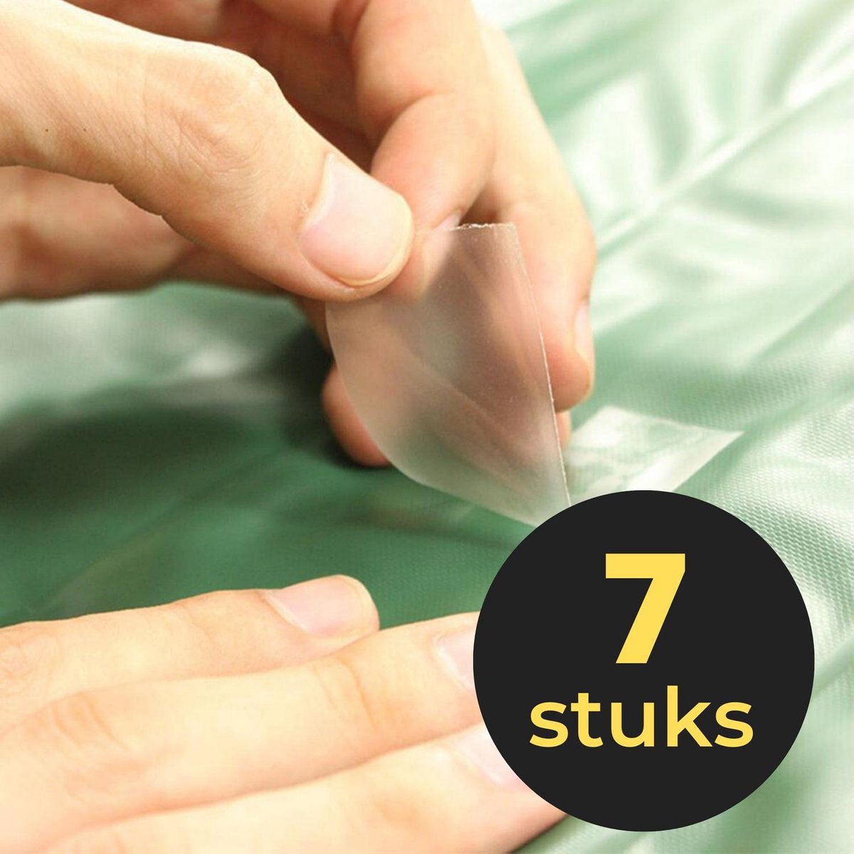 7x Zwembad Onderhoud Plakkers Reparatie Set - Geschikt voor Opblaasbaar Zwembad en speelgoed - Pless®