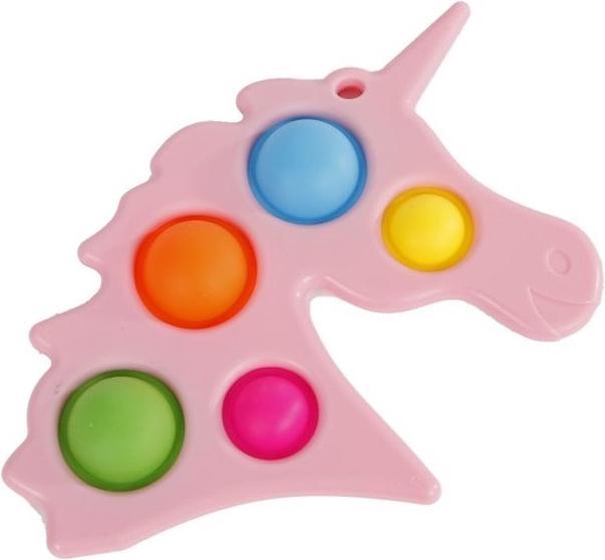 Plop Up! Fidgetgame Unicorn Junior 16,5 X 15 Cm Roze