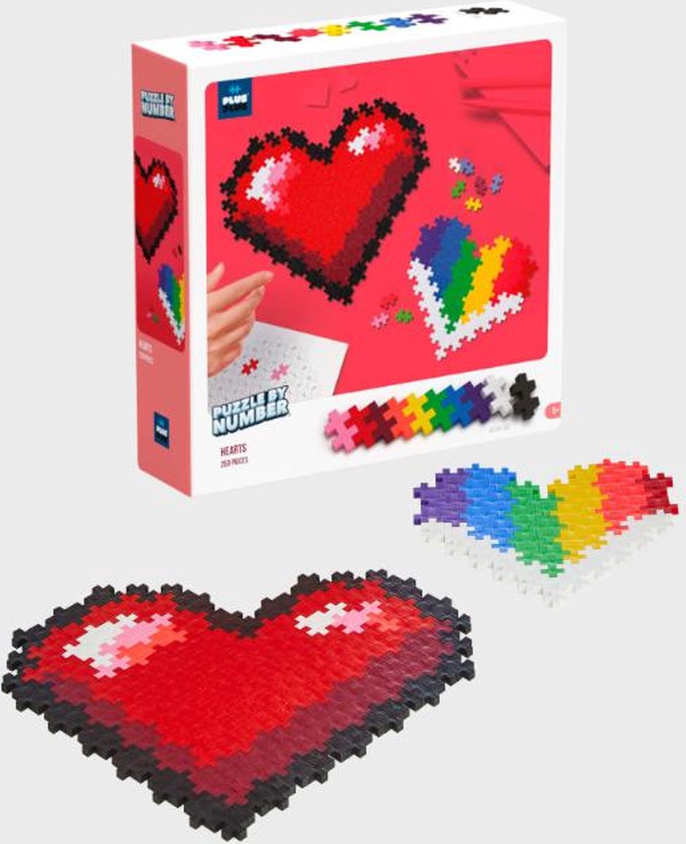 Plus-Plus Hearts Blokpuzzel 250 stuk(s) Vormen