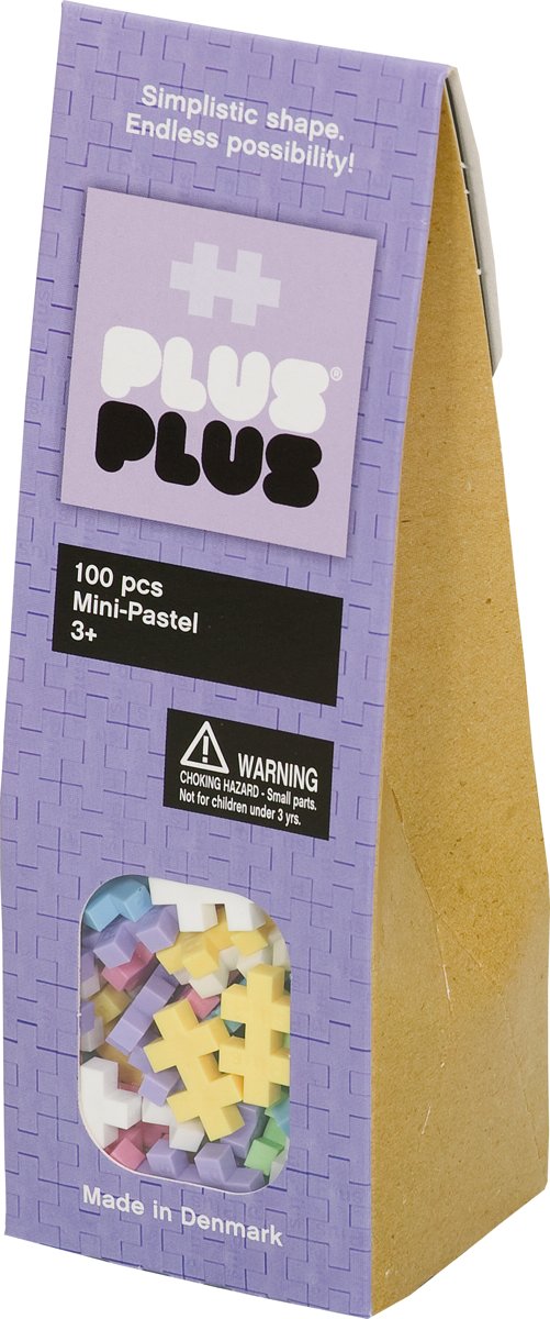 Plus-Plus Mini Pastel, 100 stuks - Constructie blokken