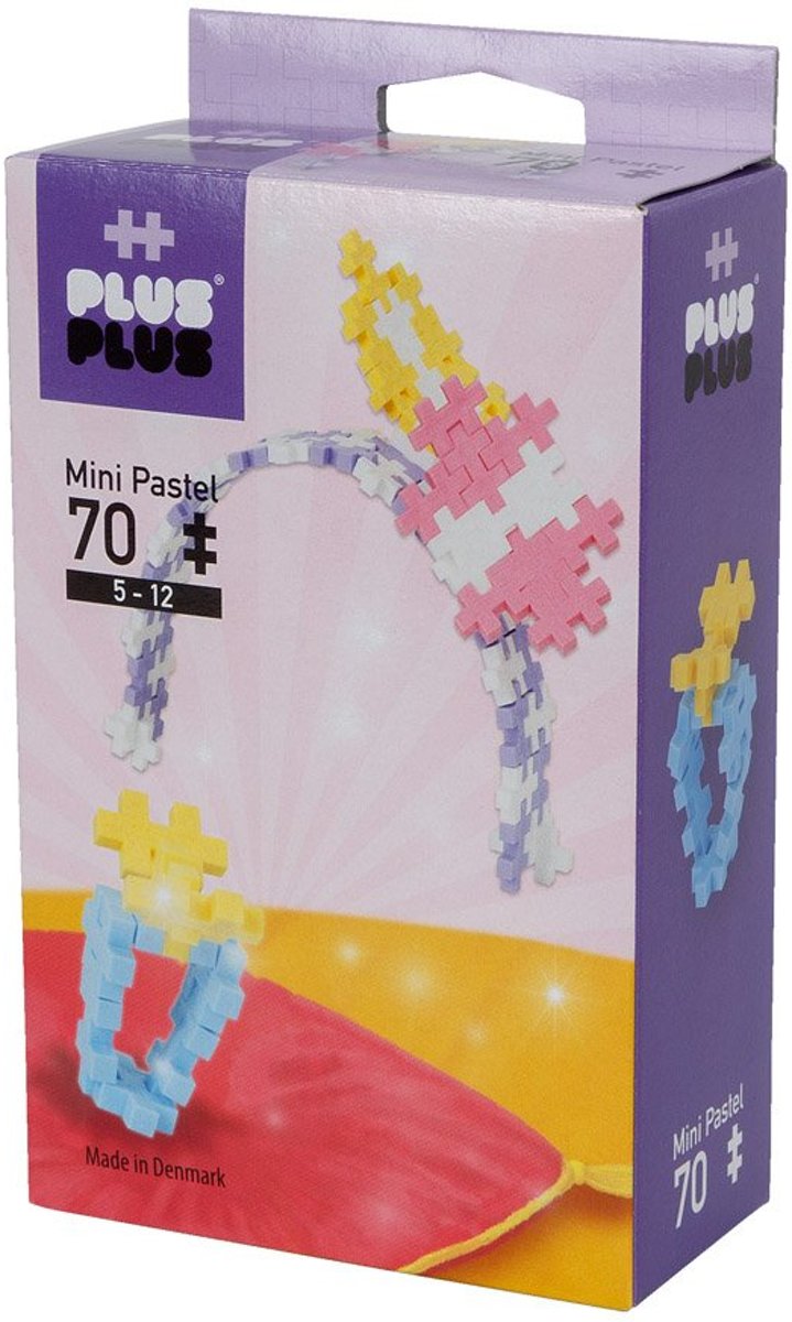 Plus-Plus Mini Pastel - Sierraad - 70 stuks