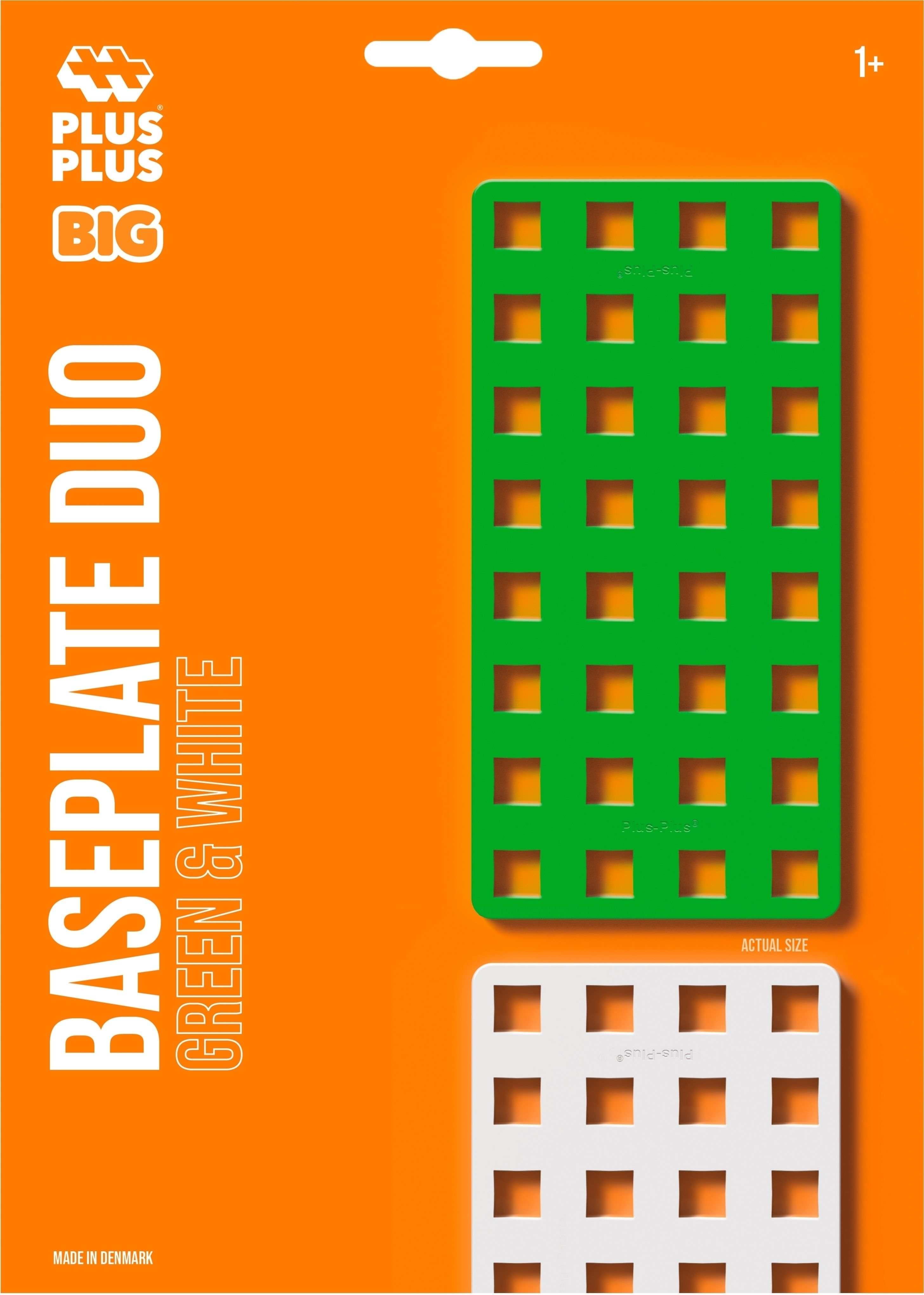PlusPlus bouwplaat groen/wit big: 2 stuks 3287