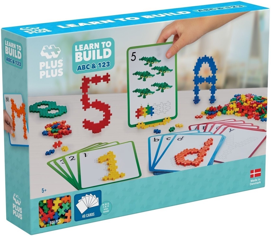 Plusplus Learn to Build abc/123 Plus-Plus: 600 stuks 3909
